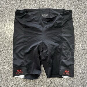 Sugoi Cycling Shorts Mens XXL RPM Pro Padded Bicycle Tights Black Spoke Life